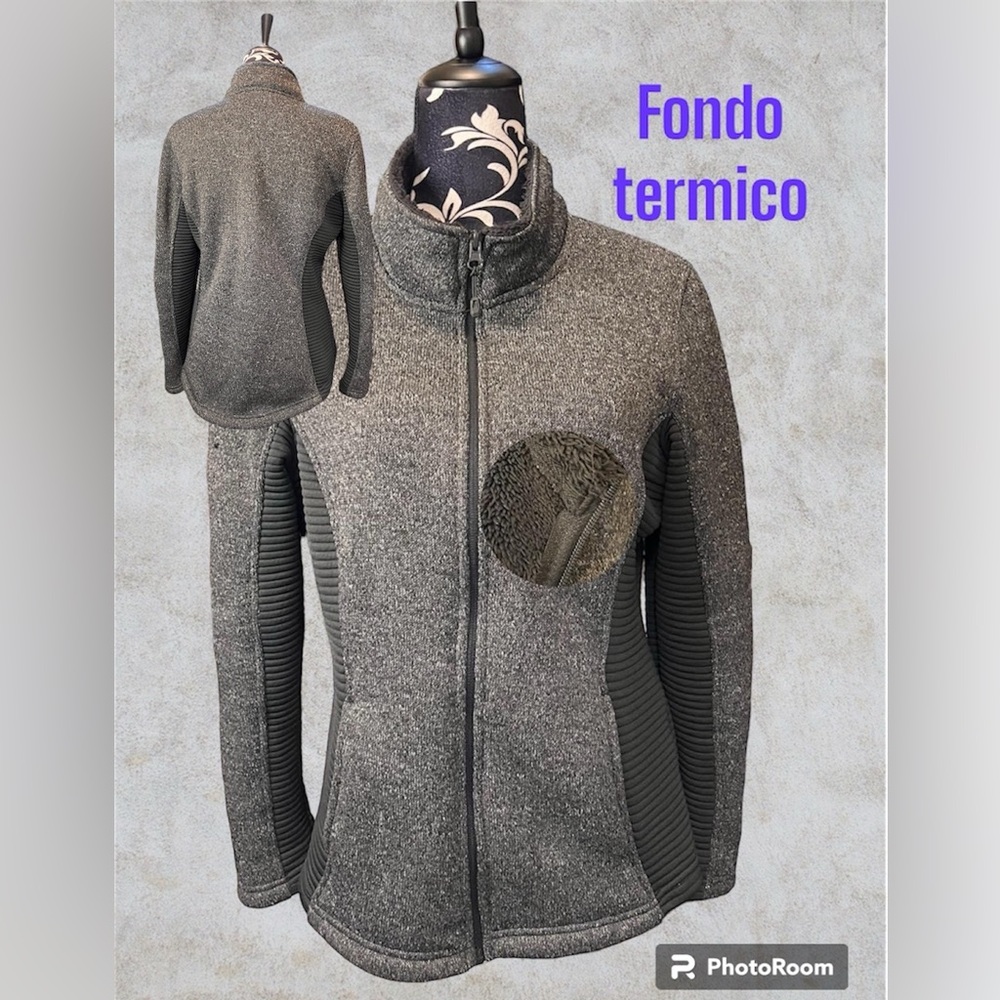 thermal sports jacket with fleece lining